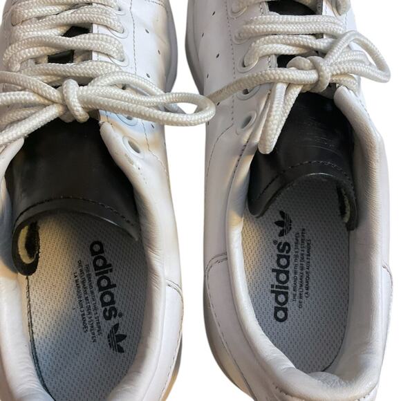 Adidas Stan Smith Sneakers Men's SZ 6 Core White Black Tongue Low Top Limit ED - Picture 12 of 15